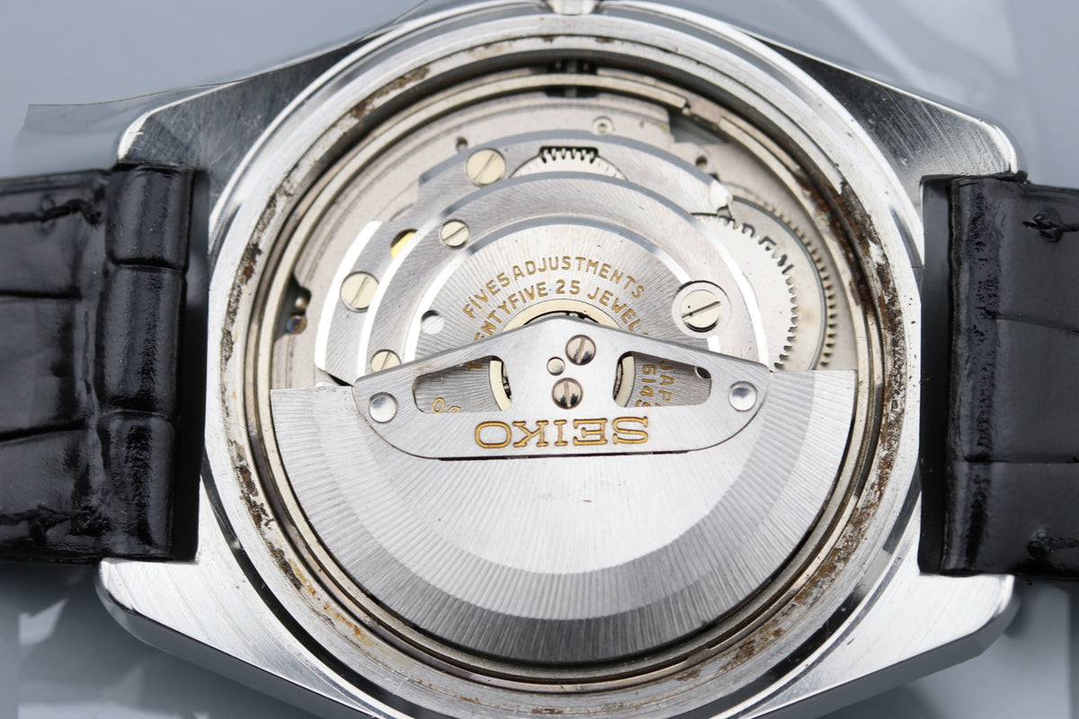 GRAND SEIKO 6145-8000 Hi-BEAT Silver Automatic Men's Watch, 1969 Read (11)