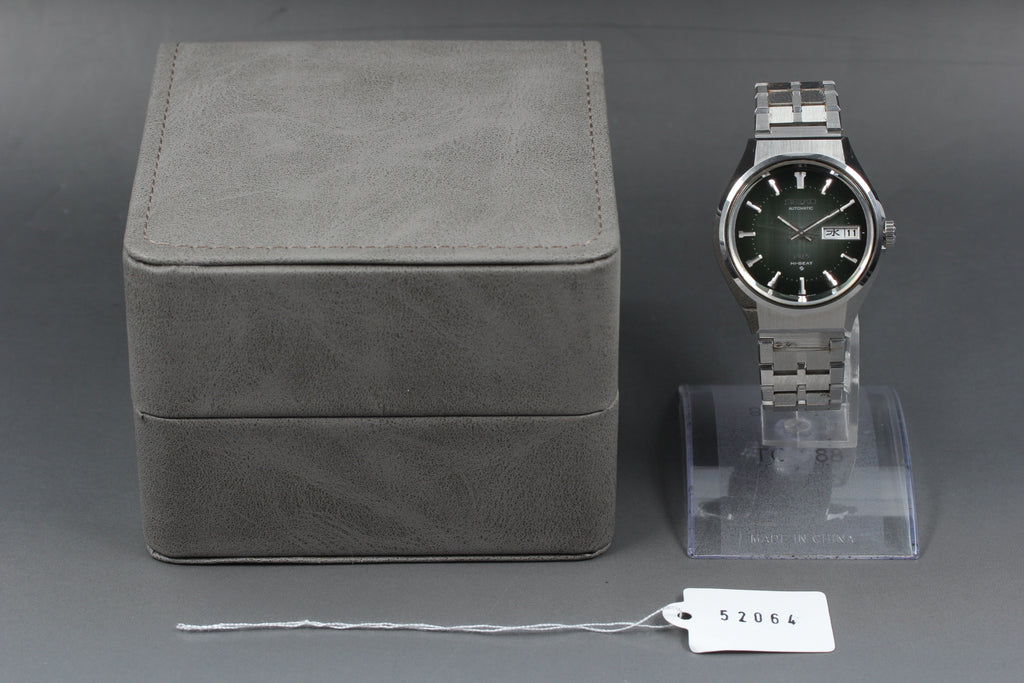 King Seiko 5626-7200 Kanji Faceted Crystal Green Automatic Men Watch (3)