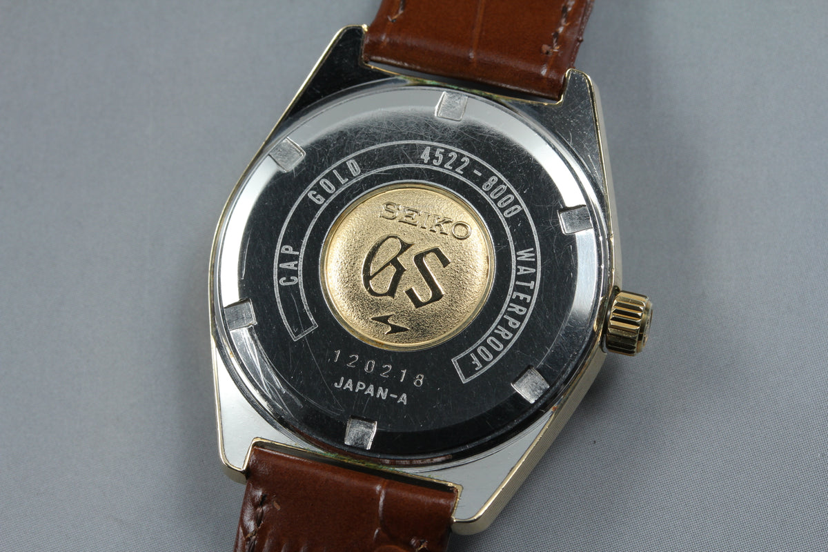 King SEIKO 4522-8000 HI-Beat Gold Cap Hand Winding Men's Watch (4)