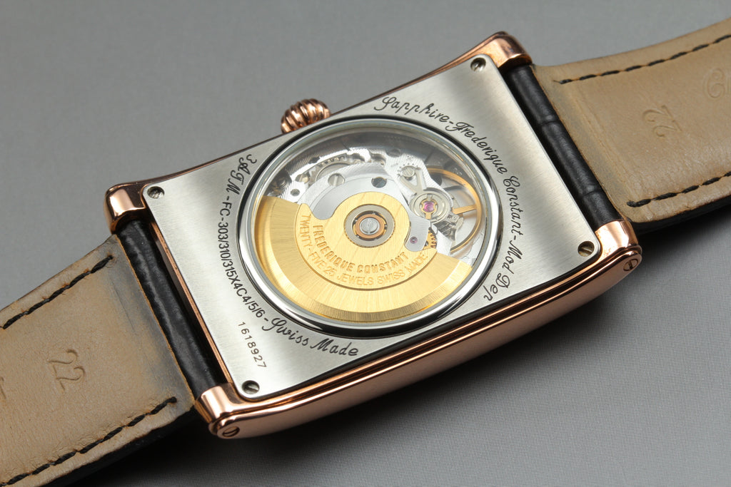 Frederique Constant Carree FC-303/310/315X4C4/5/6 Date Automatic Men's Watch (12)