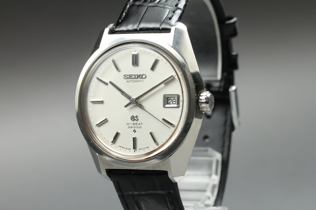 GRAND SEIKO 6145-8000 Hi-BEAT Silver Automatic Men's Watch, 1969 Read (6)