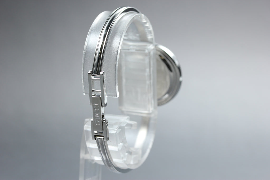 GUCCI 11/12.2L Silver 12 Color Change Bezel Women Quartz Watch, Boxed (7)